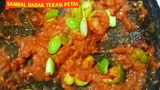 SAMBAL DADAK TERASI PETAI MASAKAN ALA RUMAH MAKAN KHAS SUNDA..SEDAPNYA..!!!