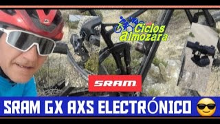 PROBAMOS EL SRAM GX AXS ELECTRONICO EN CICLOS ALMOZARA @ciclosalmozara #conor @SRAMtech