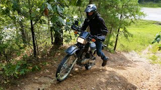 Ouachita Forest Ride and DR200 crash