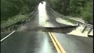 Plight of a bridge in Ampara - Jaffna Highway under heavy floods: Sri Lanka February 2011