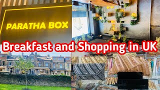 Breakfast At Pratha Box UK | Shopping at Bradford Plaza & Bradford Bazaar UK | Noor Ul Ain Vlogs