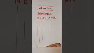 "Ever Wondered What 'NEWSPAPER' Stands For? 📰🤔✨ #funfacts #newspaper #fullform #gk #grammar #vocab"