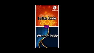 Indian bride vs western bride / 👰🏻‍♀️ which is your favorite ?? / #shorts #trending #vital / kdisa