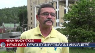 Demolition Begins on Lanai Suites