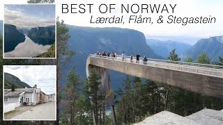 NORWAY VLOG | top places to visit in Norway: Lærdal, Flåm, and Stegastein Viewpoint!