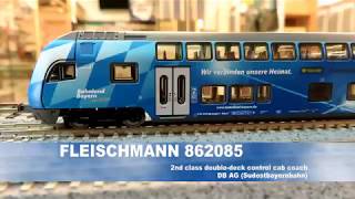 Fleischmann  862085 - 2nd class double-deck control cab coach, DB AG (Südostbayernbahn)