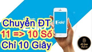 📱📲 Chuyen 11 so sang 10 so DT tai VN qua Zalo  trong 10 giay | dG Guo |