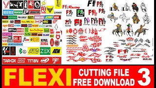 flexi sticker file free download