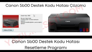 #canon  #5b00 #reset Hatası Çözümü Service Tool V5700