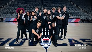 USA Basketball Hype Squad Performance I Stadium Las Vegas #usa #basketball #dance