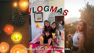 GETTING INTO THE CHRISTMAS SPIRIT | brunch, baking & sunset hike (on film!!)