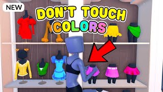 DON'T TOUCH ANY COLOR In Dress To Impress CHALLENGE! DTI on ROBLOX PRO Challenge