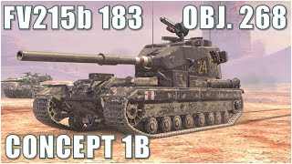 FV215b 183, Obj. 268 & Concept 1b ● WoT Blitz