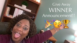 Giveaway WINNER Announcement for 250 Subscriber Giveaway