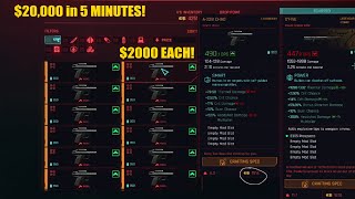 Make UNLIMITED MONEY! Cyberpunk 2077 - 29,000 Eddies in 5 Minutes Patch 1.5 | EASY Crafting Exploit