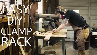 EASY DIY CLAMP RACK (1 2x4!)