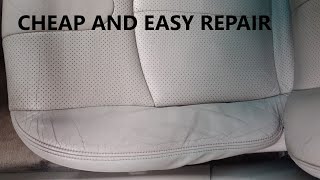 Car leather seat repair for under 40$