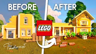 Turning a Ruin into the COZIEST House in LEGO Fortnite!