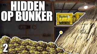 I BUILT AN OP HIDDEN ARMORED BUNKER BASE | Solo Rust