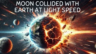 What if Moon Hit  Earth at the speed of light? | What if moon Collided earth at the speed of light?