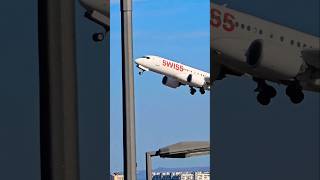 SWISS | AIRBUS A220-300 | SAÍDA 🛫 #airport #lisboa #shorts