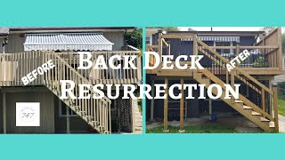 Back Deck Makeover Resurrection