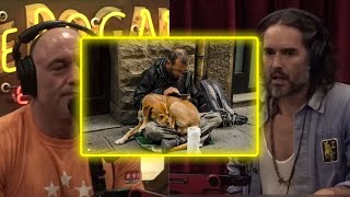 Russell Brand A Homeless Man moved in my house| Joe Rogan Podcast