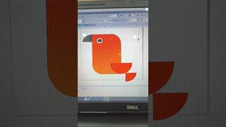 Bird In CorelDraw #ilearntech #coreldraw #graphicdesign #trending #shortvideo #shorts