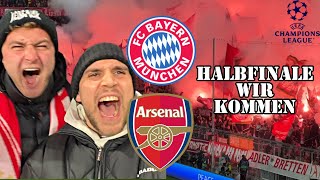 HALBFINALE! 🔥😍 FC Bayern vs. FC Arsenal STADIONVLOG 😳⚽️