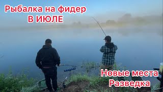 Рыбалка в ИЮЛЕ на ФИДЕР / ГДЕ ИСКАТЬ Рыбу / Обстановка на РЕКЕ