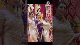 Esha Hema Malini Rani Mukherjee and fans #navratri celebration #alkayagnik song #ytshorts