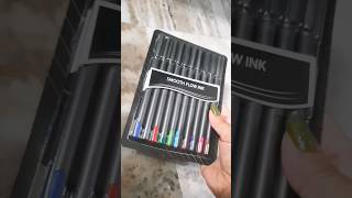 Pentonic Colored Ball Pen| Unboxing + Swatching+ Pen Sketching~ #shorts #art #pensketch #fypシ