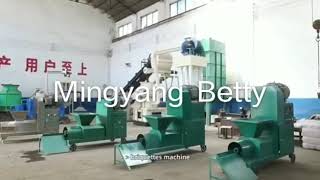 Biomass briquette machine