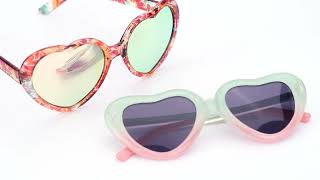 Cute Heart Shape Sunglasses for Cute Ladies