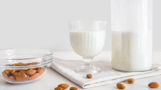 Homemade Almond Milk | 2 Ingredients Only