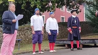 Museo de La Cavada. Toma de posesión de la Real Fábrica de artillería por Brigadier Fernando Casado