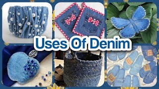 WHAT ARE THE  USES OF DENIM JEANS | 100 WAYS TO RECYCLE DENIM JEANS | HOW TO REUSE DENIM JEANS