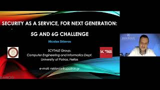 IEEE Next G Summit (Security as a Service for Next Generation: 5G & 6G Challenge) by Nicolas Sklavos