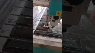 cnc router machine on glass  design  working video M-9878880223