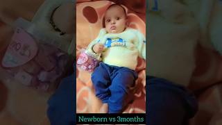 newborn vs now😍😍 #baby #cute #cutebaby