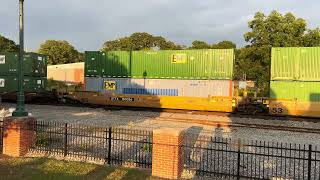 SB NS unit 7537-4676 and Illinois Terminal 1072 in Dalton, Georgia 09/22/24