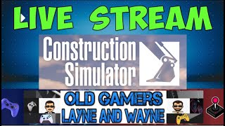 Live Stream on Construction Simulator with Viewers