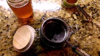 Homemade elderberry syrup recipe (natural cold/flu fighting