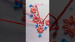 Zardozi work by hand hand embroidery for beginners handembroidery in india #shoerts  #shorts