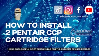 How to Install 2 Pentair Clean & Clear Plus Cartridge Filters