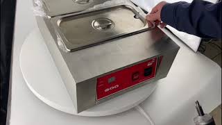 How to change the power cable connector | AR-D2002-2 ALDKitchen Chocolate Tempering Machine