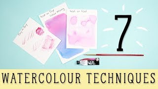 Watercolour Techniques for Beginners - 7 Watercolour Tips for Beginners