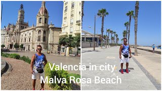 Valencia Walk in old city & Malva Rosa Ταξιδιωτική εκπομπή 2022