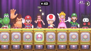 Mario Party 9 Step It Up - Mario vs Sonic vs Peach vs Daisy (Master CPU)