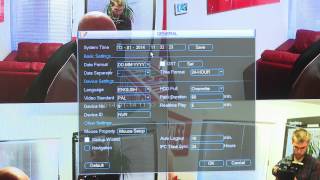 Setting time & daylight savings on the Dahua DVR